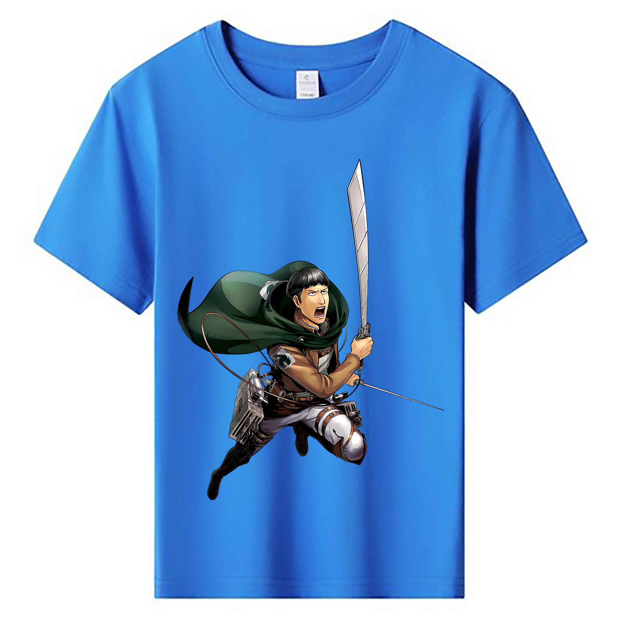 （画像用） 進撃の巨人 Attack on Titan 綿100％キッズTシャツ（フロントプリント）